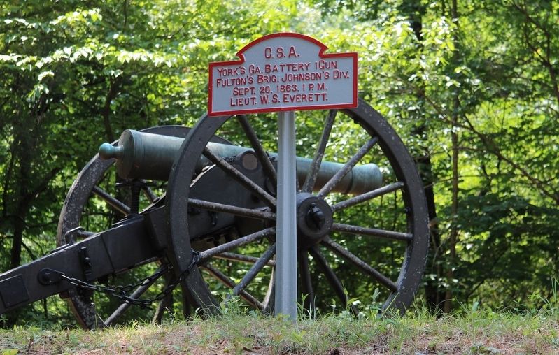 York's Georgia Battery Marker image. Click for full size.