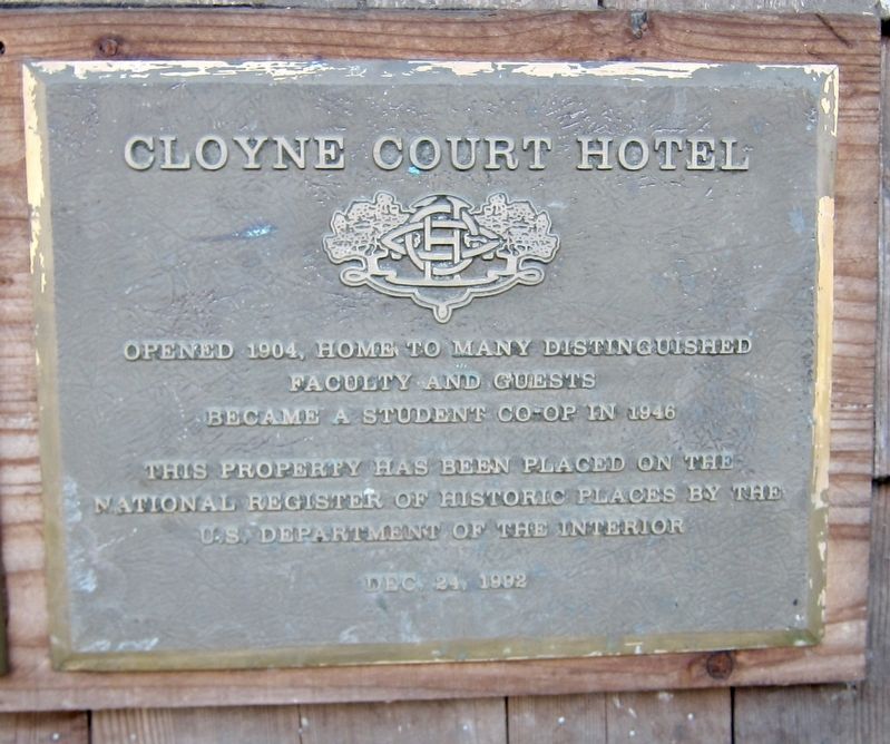 Cloyne Court Hotel Marker image. Click for full size.