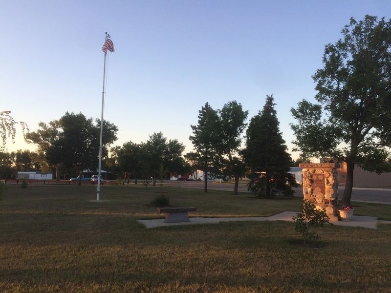 Leola, South Dakota Veterans Memorial Marker image. Click for full size.
