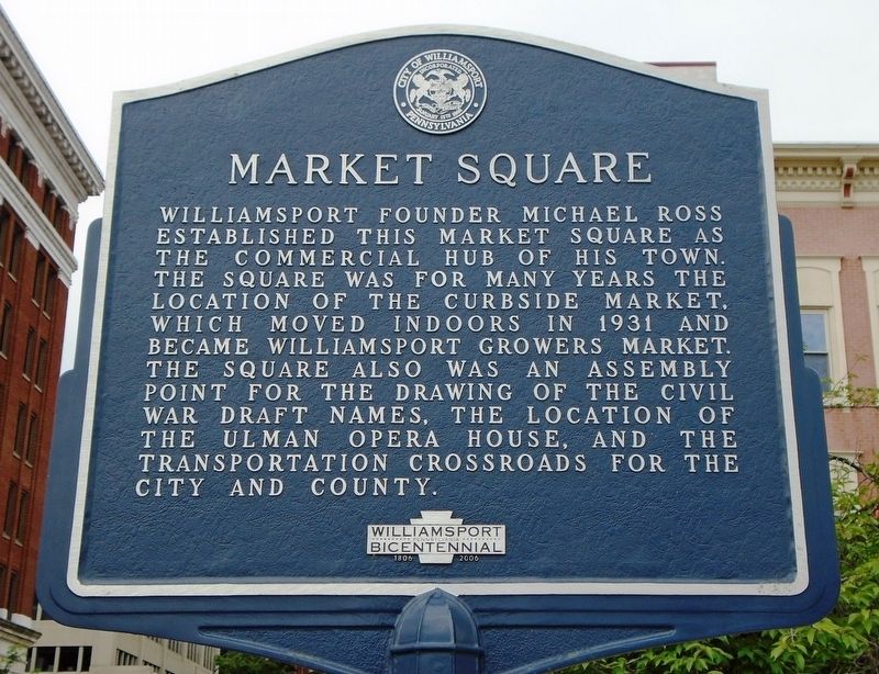 Market Square Marker. Click for full size. Market Square Marker image. Click for full size.