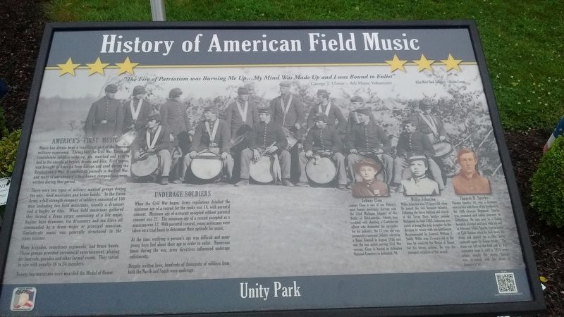History of American Field Music Marker image. Click for full size.