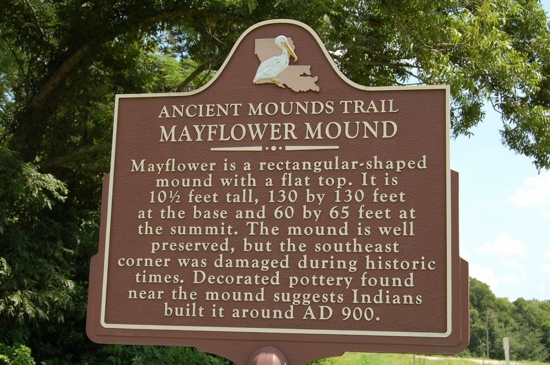 Mayflower Mound Marker image. Click for full size.