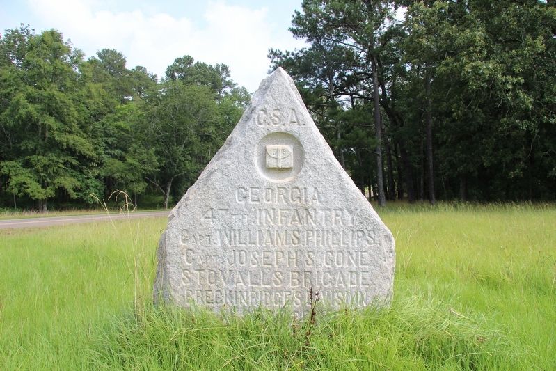 47th Georgia Infantry Marker image. Click for full size.