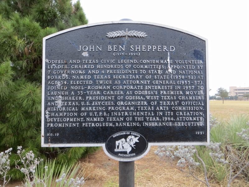 John Ben Shepperd Marker image. Click for full size.