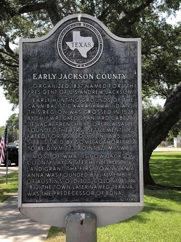 Early Jackson County Marker image. Click for full size.