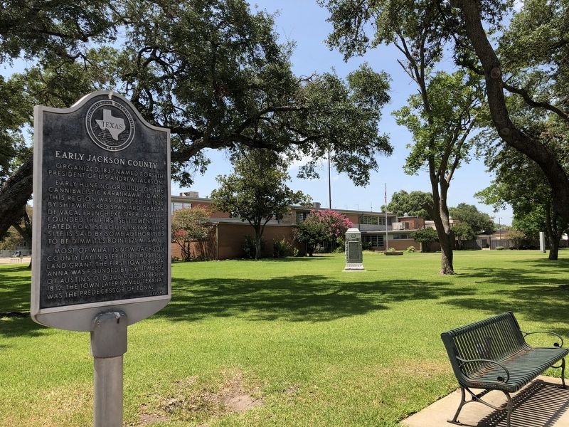 Early Jackson County Marker. Click for full size. Early Jackson County Marker image. Click for full size.