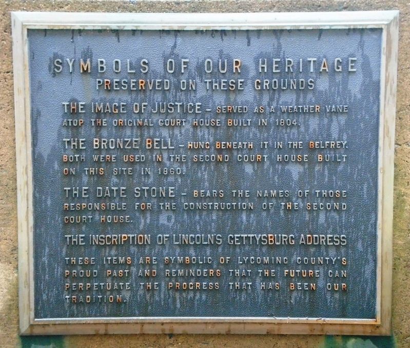 Symbols Of Our Heritage Marker image. Click for full size.