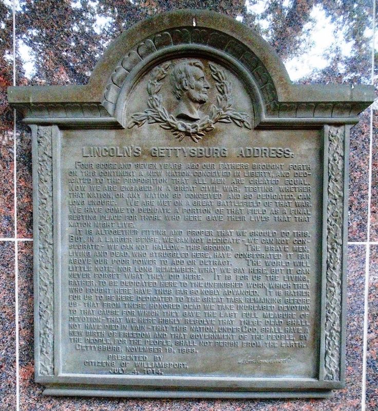 The Gettysburg Address. Click for full size. The Gettysburg Address image. Click for full size.