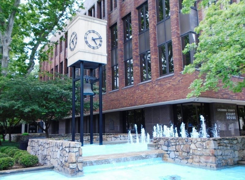 Lycoming County Courthouse Grounds. Click for full size. Lycoming County Courthouse Grounds image. Click for full size.
