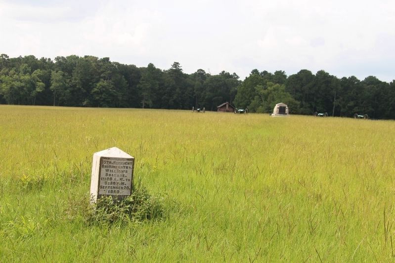 15th Ohio Infantry Marker image. Click for full size.