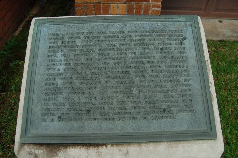 Main Street Marker. Click for full size. Main Street Marker image. Click for full size.