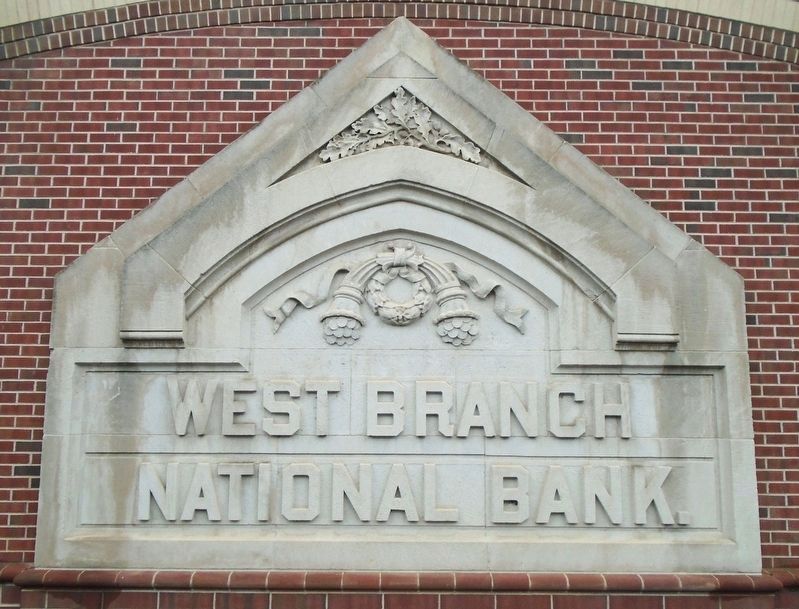Architectural Artifacts - West Branch National Bank Remnant image. Click for full size.