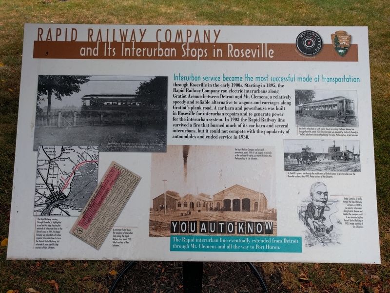 Rapid Railway Company Marker image. Click for full size.