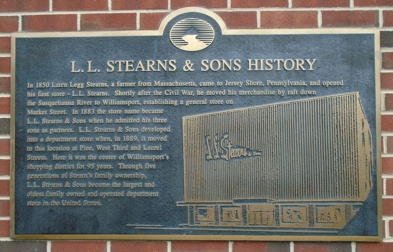 L.L. Stearns & Sons History Marker image. Click for full size.