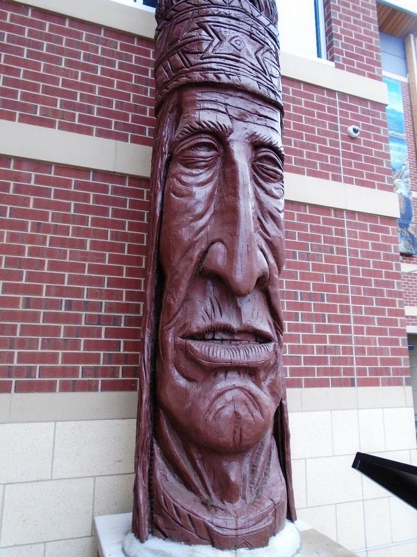 Chief Woapalanne Sculpture. Click for full size. Chief Woapalanne Sculpture image. Click for full size.