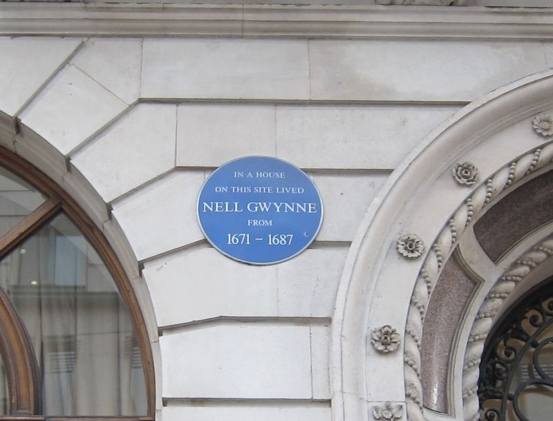 Nell Gwynne Marker. Click for full size. Nell Gwynne Marker image. Click for full size.