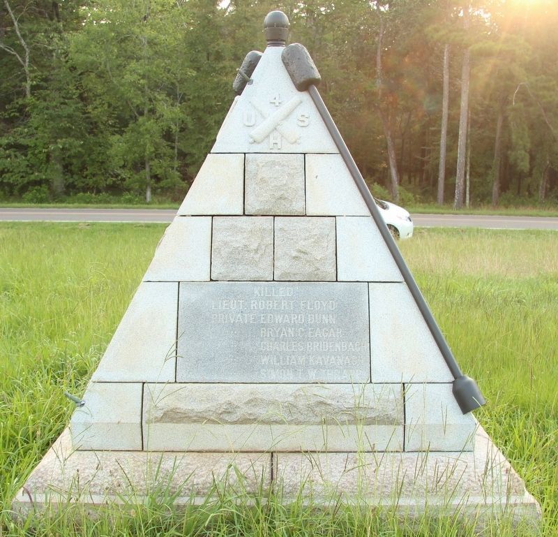 Battery H, 4th U.S. Artillery Marker image. Click for full size.