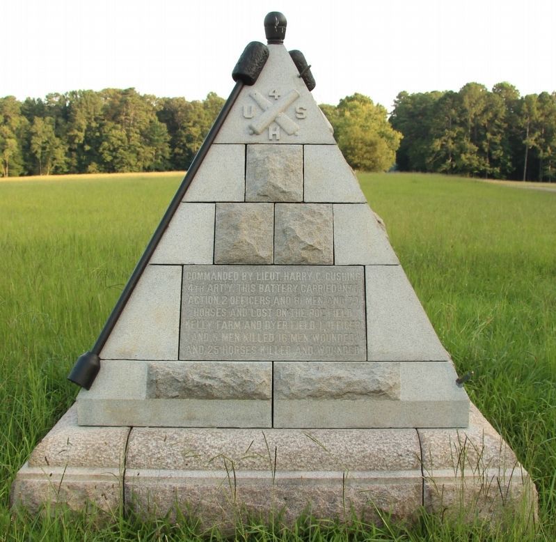Battery H, 4th U.S. Artillery Marker image. Click for full size.