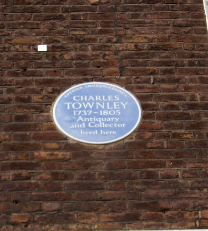 Charles Townley Marker. Click for full size. Charles Townley Marker image. Click for full size.