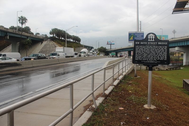 NW 36th Street Bridge Marker image. Click for full size.