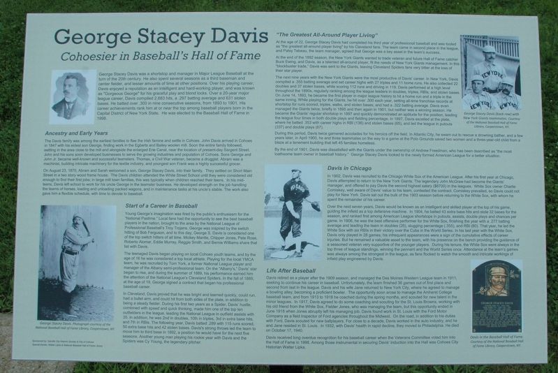 George Stacy Davis Marker image. Click for full size.