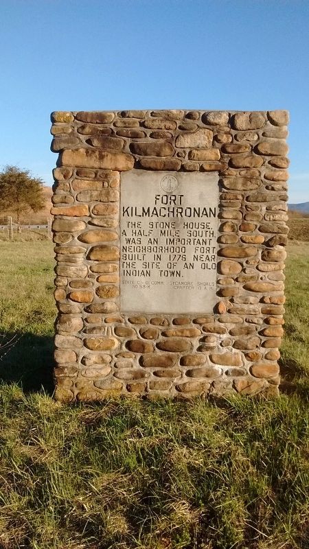 Fort Kilmachronan Marker. Click for full size. Fort Kilmachronan Marker image. Click for full size.