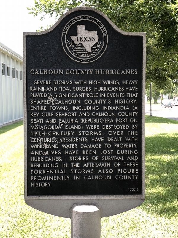 Calhoun County Hurricanes Marker image. Click for full size.