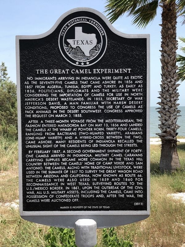 The Great Camel Experiment Marker image. Click for full size.