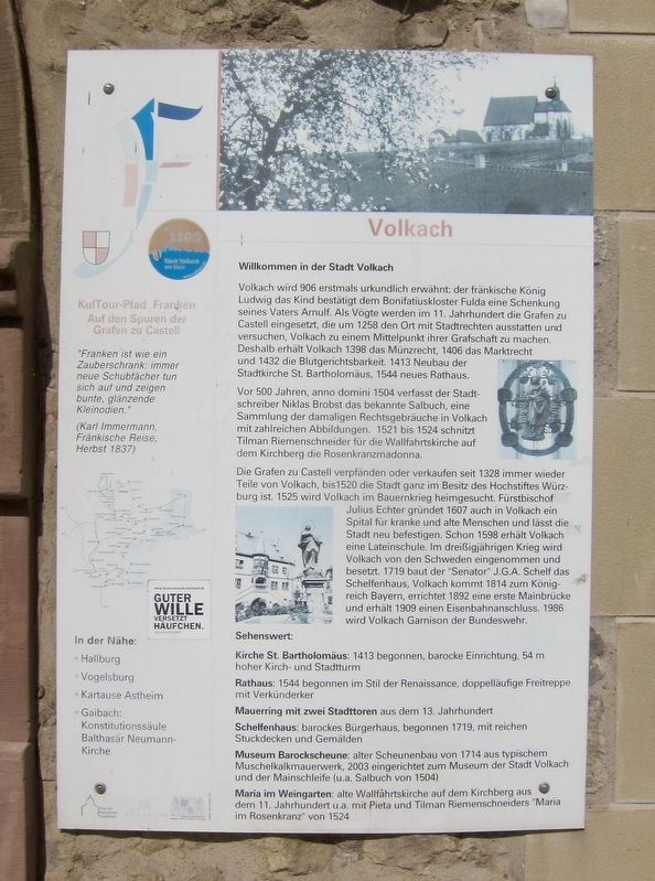 Volkach Marker image. Click for full size.