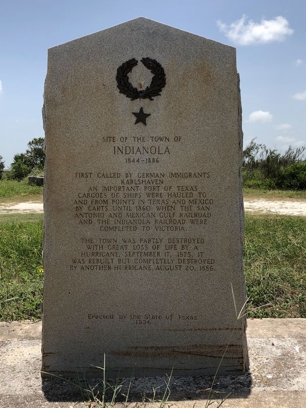 Site of the Town of Indianola Marker image. Click for full size.