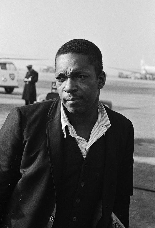 John W. Coltrane arriving at Schiphol Airport (Amsterdam) image. Click for full size.
