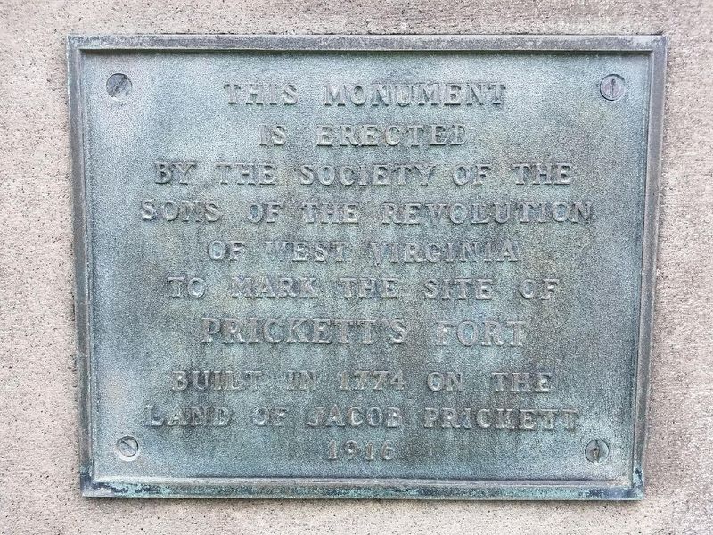 Prickett's Fort Marker image. Click for full size.