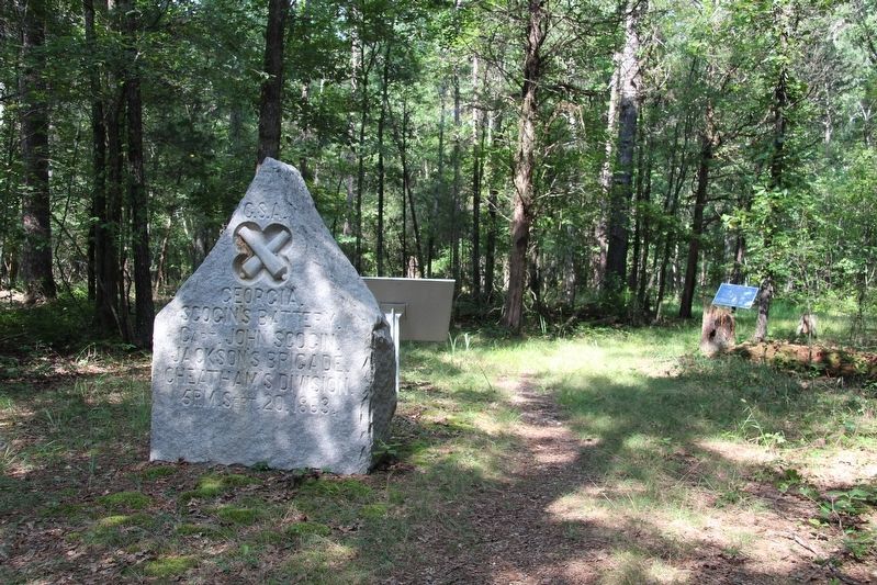 Scogin's Georgia Battery Marker. Click for full size. Scogin's Georgia Battery Marker image. Click for full size.