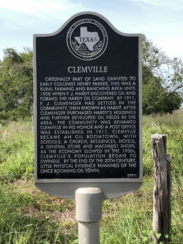 Clemville Marker image. Click for full size.