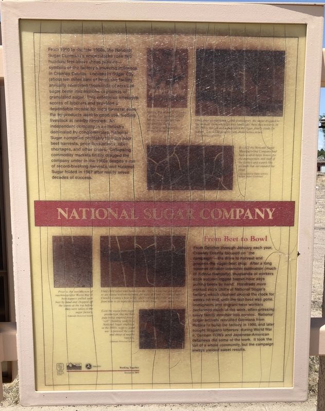 National Sugar Company Marker image. Click for full size.