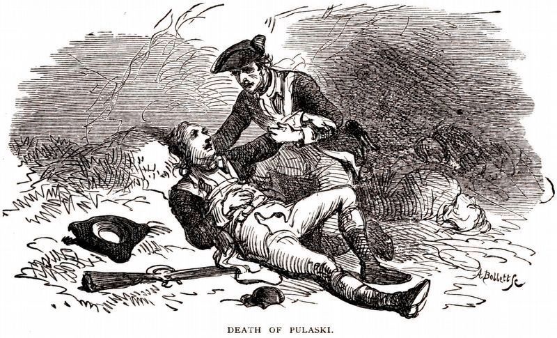The Death of Pulaski image. Click for full size.