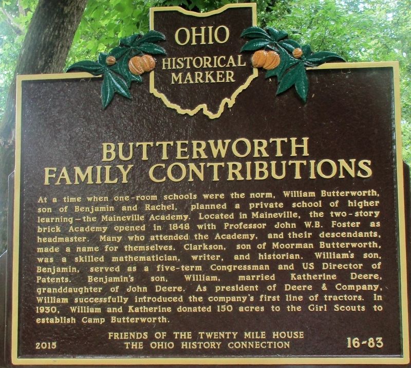 Butterworth Station Marker image. Click for full size.