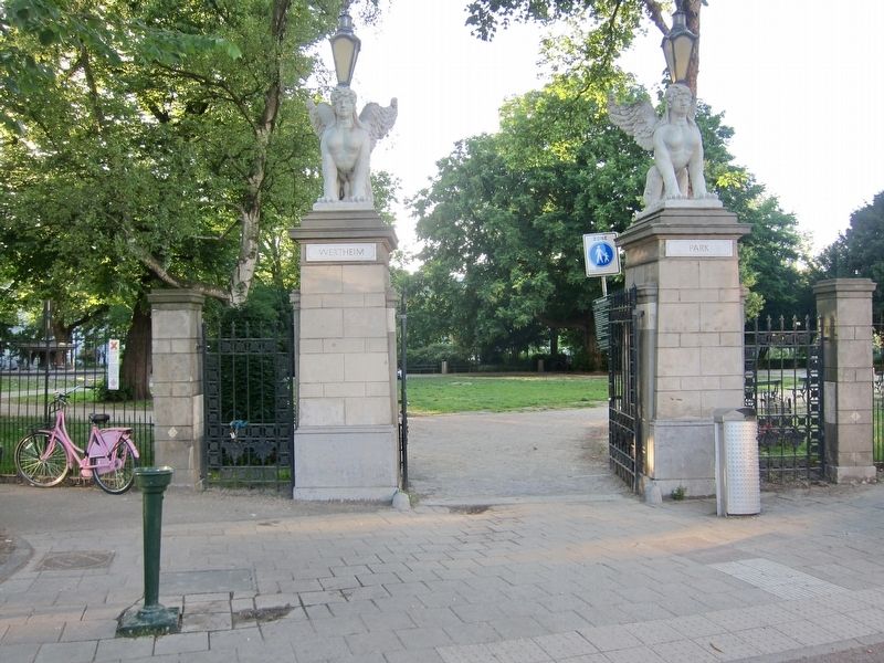 Wertheimpark Marker - wide view. Click for full size. Wertheimpark Marker - wide view image. Click for full size.