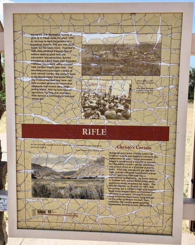 Rifle Marker. Click for full size. Rifle Marker image. Click for full size.