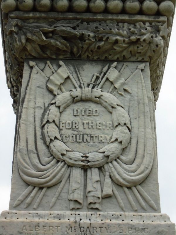 Civil War Memorial Honored Dead. Click for full size. Civil War Memorial Honored Dead image. Click for full size.