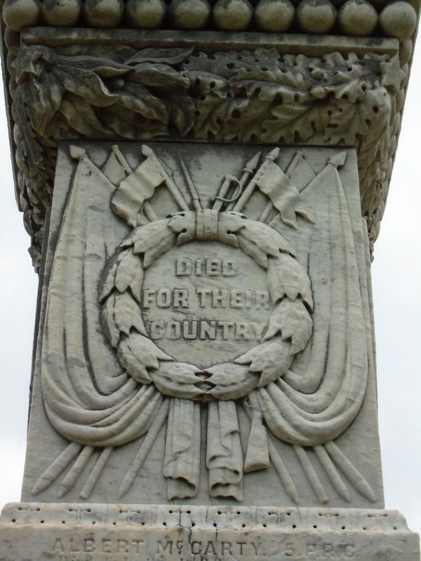 Civil War Memorial Honored Dead image. Click for full size.
