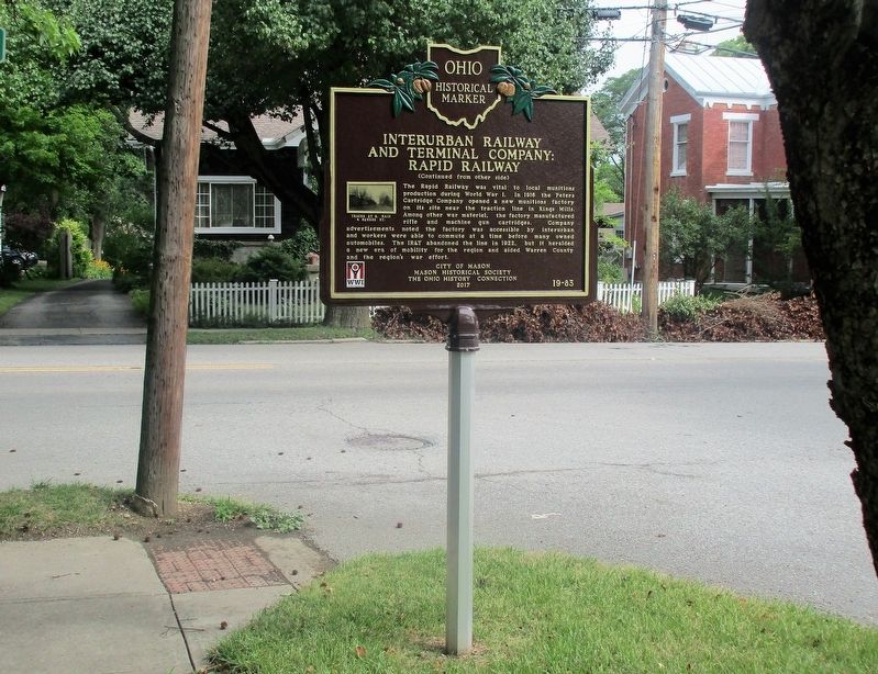 Interurban Railway and Terminal Company Marker image. Click for full size.