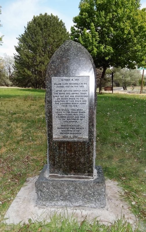 Lewis and Clark Trail Marker. Click for full size. Lewis and Clark Trail Marker image. Click for full size.