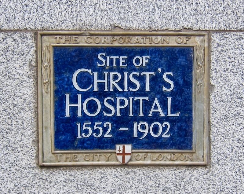 Christ's Hospital Marker image. Click for full size.
