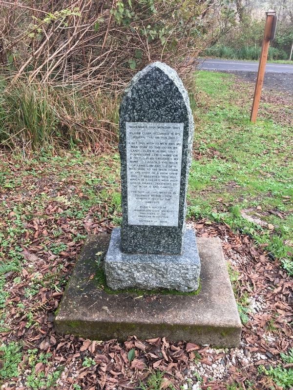 Lewis and Clark Trail Marker (Front). Click for full size. Lewis and Clark Trail Marker (Front) image. Click for full size.