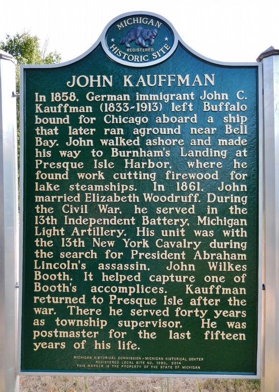 John Kauffman (<i>marker side 1</i>) image. Click for full size.