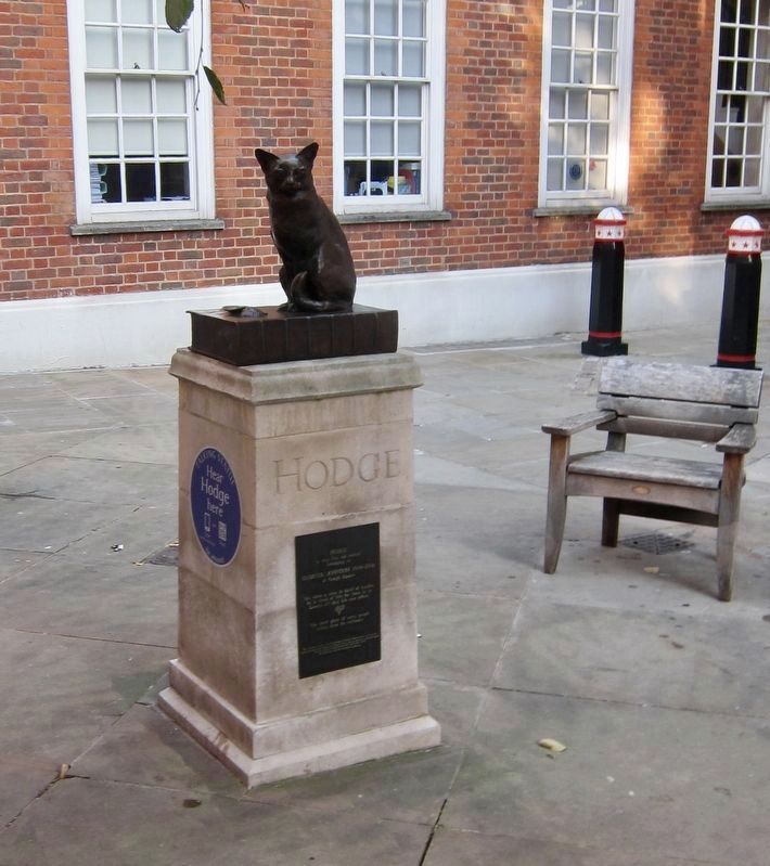 Dr. Samuel Johnson's Cat: Hodge - "a very fine cat, indeed" image. Click for full size.