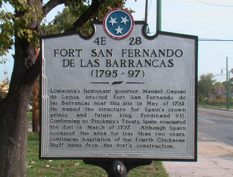 Fort San Fernando De Las Barrancas Marker image. Click for full size.