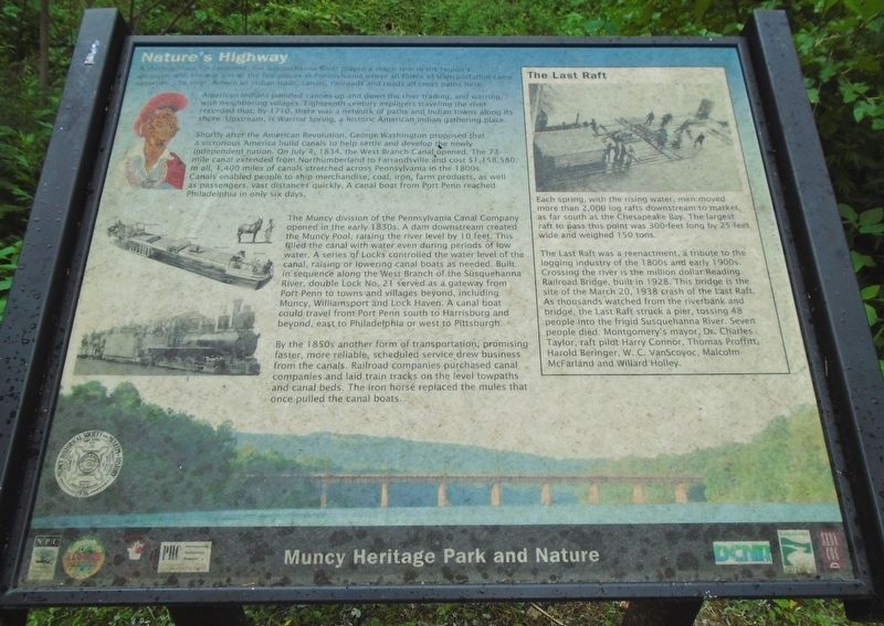 Nature's Highway Marker. Click for full size. Nature's Highway Marker image. Click for full size.