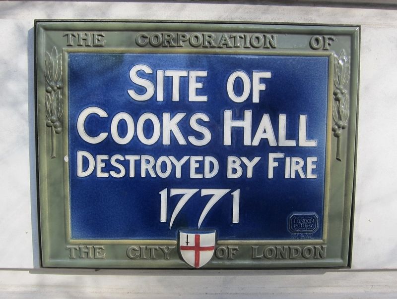 Cooks Hall Marker image. Click for full size.